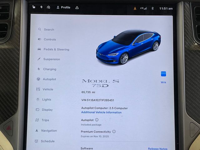 2018 Tesla Model S 75D AWD - 22937601 - 34