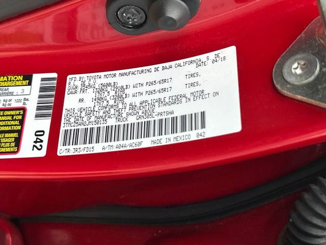 2018 Toyota Tacoma TRD Sport Double Cab 5' Bed V6 4x4 Automatic - 22936312 - 19