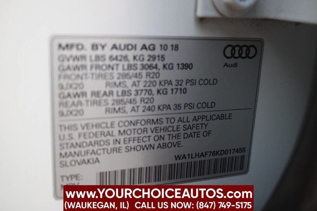 2019 Audi Q7 quattro Premium Plus 45 TFSI AWD 4dr SUV - 22926394 - 37