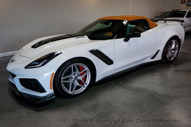 Used Chevrolet Corvette Zr Convertible W Zr Artic White