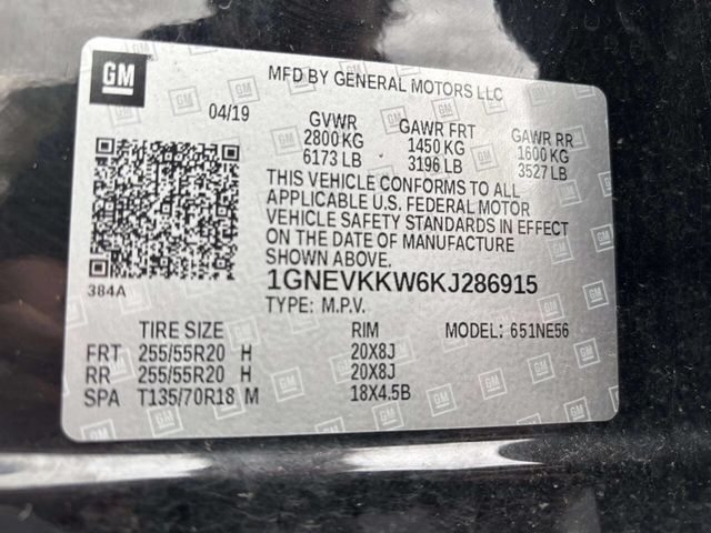 2019 Chevrolet Traverse AWD 4dr Premier w/1LZ - 22930543 - 35