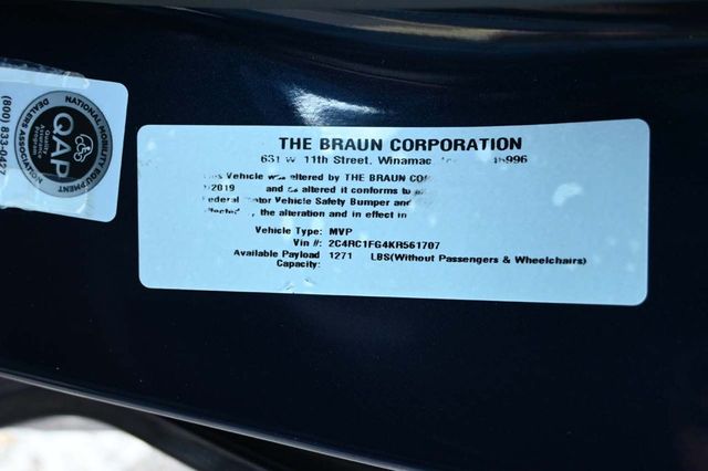 2019 Chrysler Pacifica Touring Plus FWD - 22927926 - 33