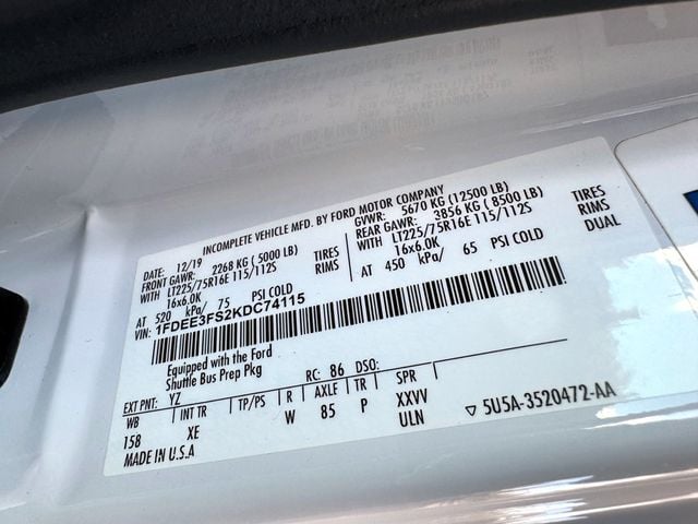 2019 Ford E-350 Cutaway Non-CDL Wheelchair Shuttle Bus For Adults Medical & Handicapped Transportation - 22925899 - 41