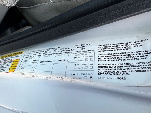 2019 Ford E-350 Cutaway Non-CDL Wheelchair Shuttle Bus For Adults Medical & Handicapped Transportation - 22925899 - 43