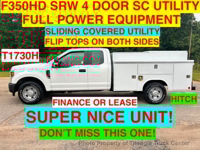 2019 Ford F350 4 DOOR SC COVERED UTILITY JUST 88k MILES!