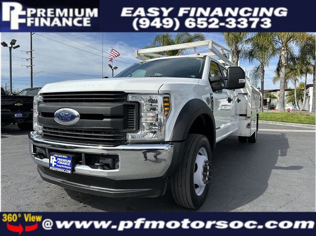 2019 Ford F550 Super Duty Crew Cab & Chassis XL DUALLY 4X4 UTILITY DIESEL 1OWNER CLEAN - 22338883 - 0