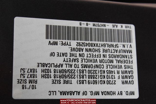2019 Honda Odyssey EX-L w/Navi/RES Automatic - 22853117 - 49