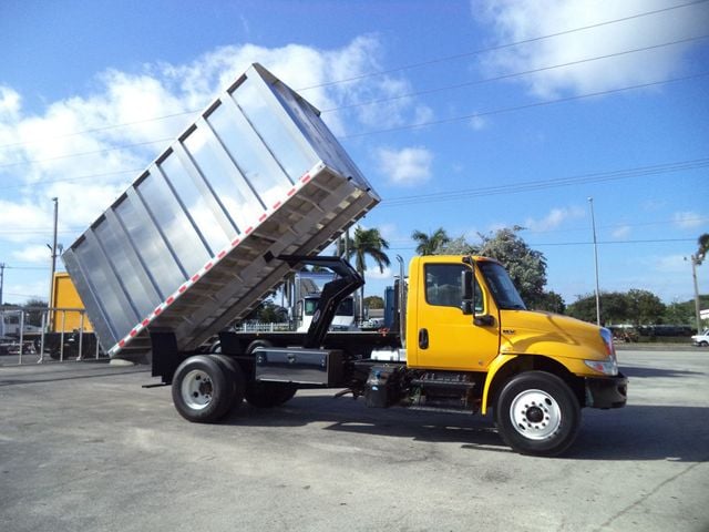 2019 International 4300 w/ New 16ft Aluminum Chipper Truck Landscape Dump Body - 22724574 - 28