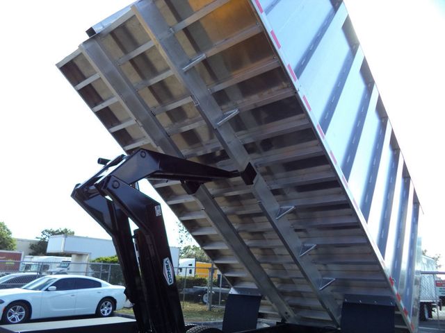 2019 International 4300 w/ New 16ft Aluminum Chipper Truck Landscape Dump Body - 22724574 - 33