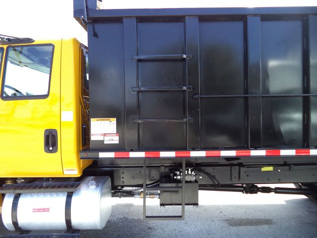 2019 International 4300 w/ New 18ft Steel Trash Dump Body Landscape Dump - 22824405 - 36