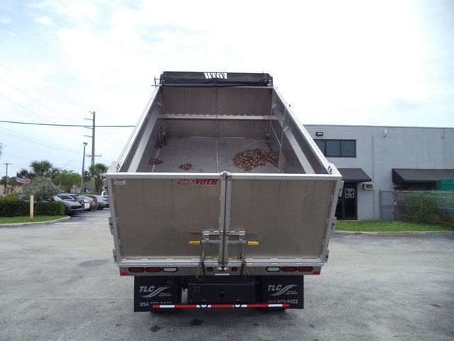 2019 Isuzu NPR HD Gas w/ New 14ft Voth US Landscape Body Aluminum Dump Truck - 22882287 - 16