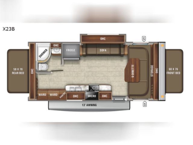 2019 Jayco Melbourne 24k Melbourne 24 K Diesel 2 slides Leather Generator - 22787275 - 31