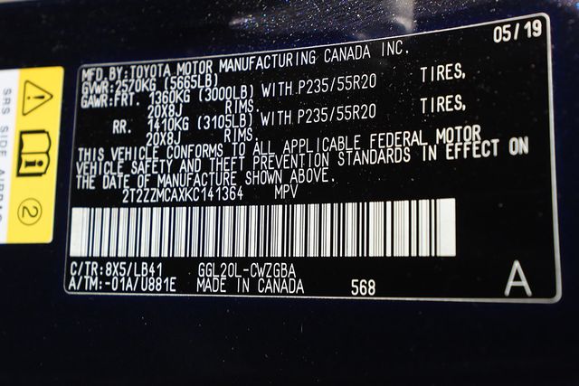 2019 LEXUS RX RX 350 FWD - 22935015 - 36