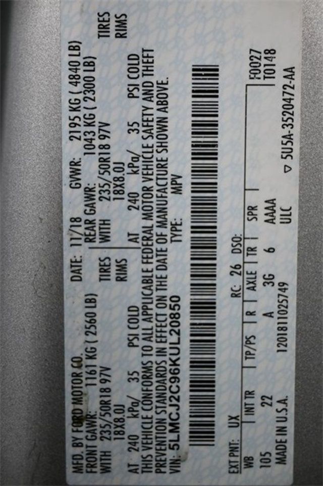 2019 Lincoln MKC Select FWD - 22921004 - 3