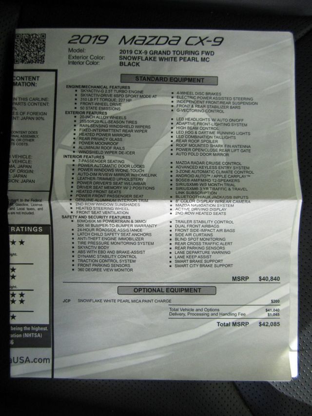 2019 Mazda CX-9 Grand Touring FWD - 22911255 - 28