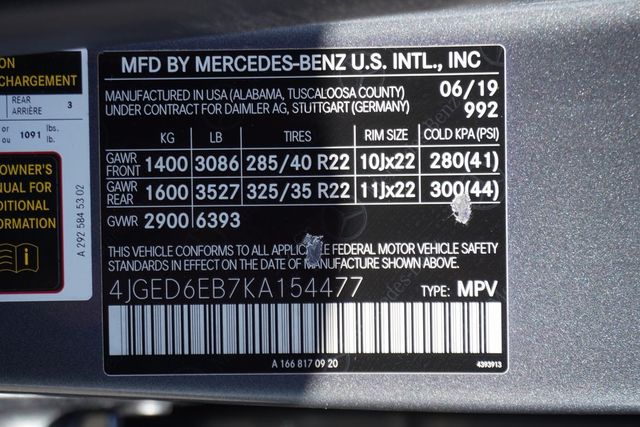 2019 Mercedes-Benz GLE AMG GLE 43 4MATIC Coupe - 22903133 - 49