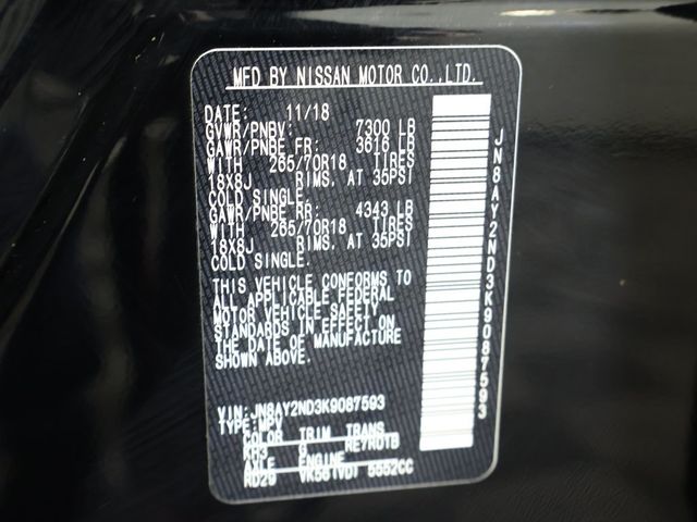 2019 Nissan Armada 4x2 SV - 22926935 - 50