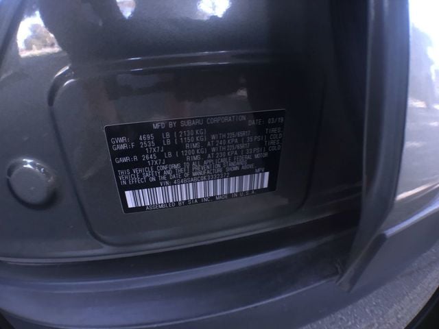 2019 Subaru Outback 2.5i - 22935873 - 22