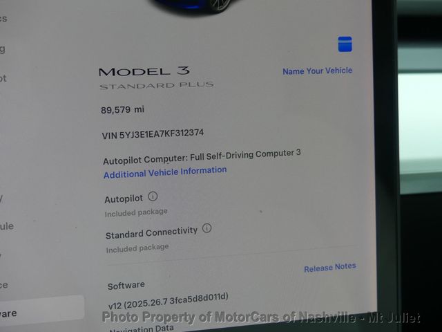 2019 Tesla Model 3 Standard Range Plus RWD - 22925484 - 32