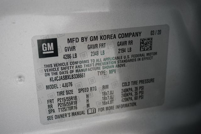 2020 Buick Encore FWD 4dr Preferred - 22837432 - 26