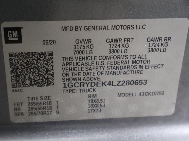 2020 Chevrolet Silverado 1500 4WD Double Cab 147" LT - 22930653 - 48