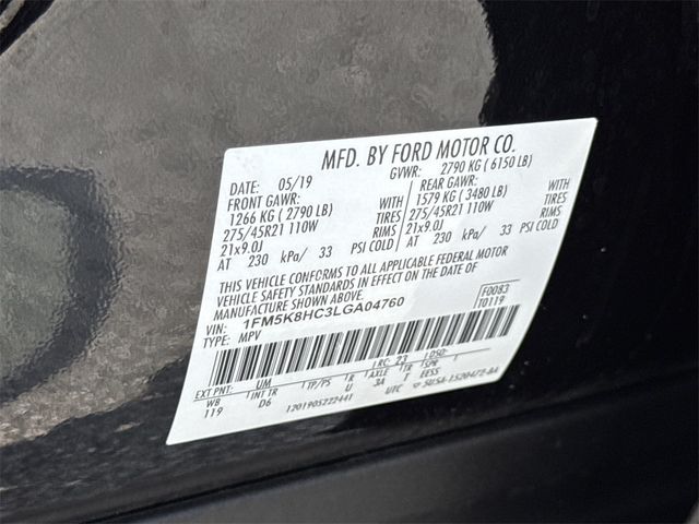 2020 Ford Explorer Platinum 4WD - 22899370 - 34