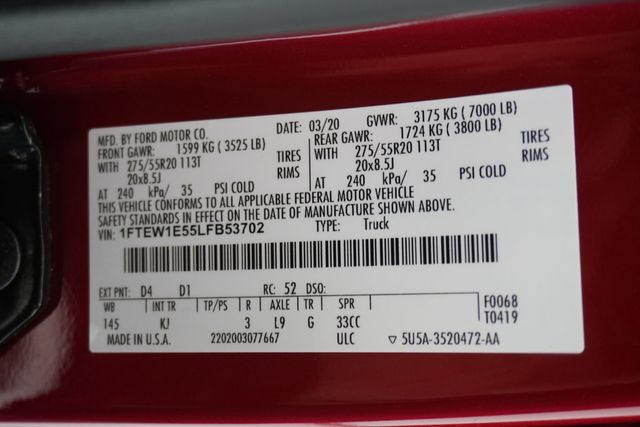 2020 Ford F-150  - 22908265 - 39