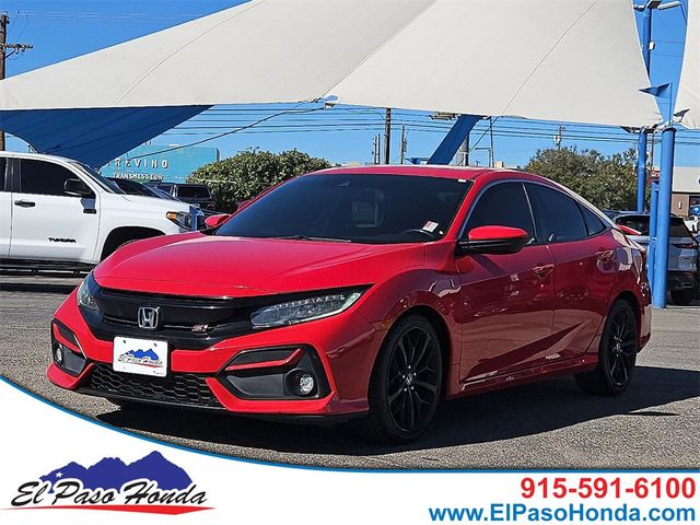 2020 Honda Civic Si Sedan Manual - 22937156 - 0