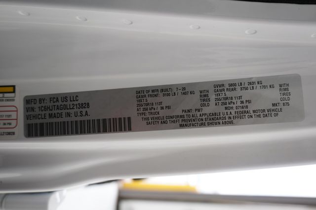 2020 Jeep Gladiator Altitude 4x4 - 22920846 - 29