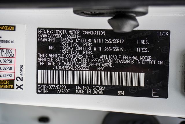 2020 Lexus GX GX 460 4WD - 22938415 - 45