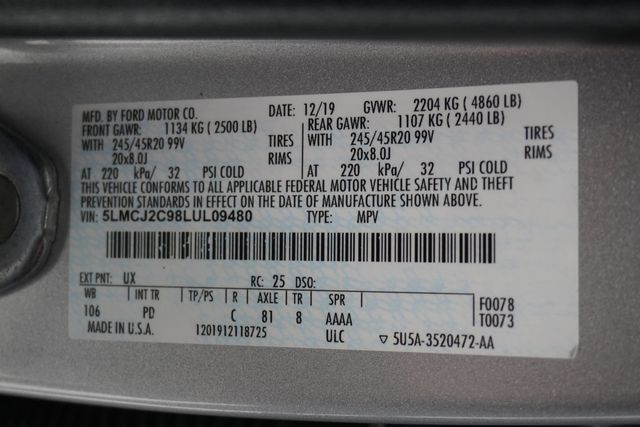 2020 Lincoln Corsair Reserve FWD - 22931329 - 33