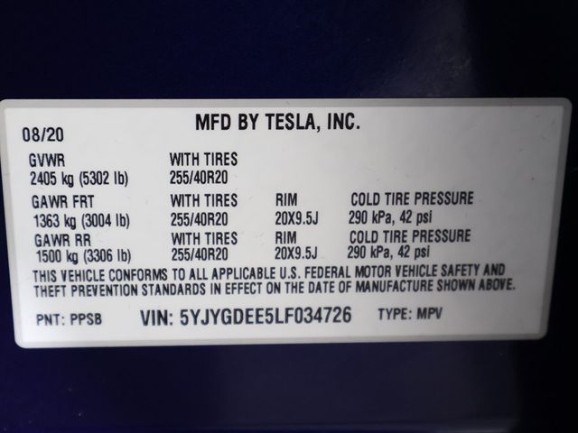 2020 Tesla Model Y Long Range AWD - 22937159 - 53