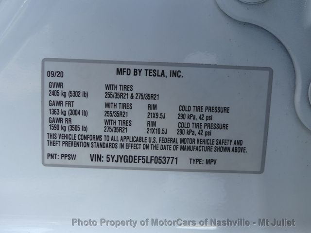 2020 Tesla Model Y Performance AWD - 22934207 - 47