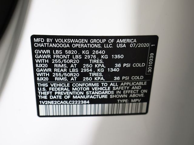 2020 Volkswagen Atlas Cross Sport 3.6L V6 SEL Premium 4MOTION - 22932178 - 62