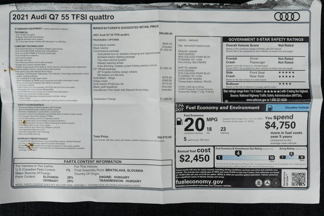 2021 Audi Q7 Premium 55 TFSI quattro - 22351212 - 63