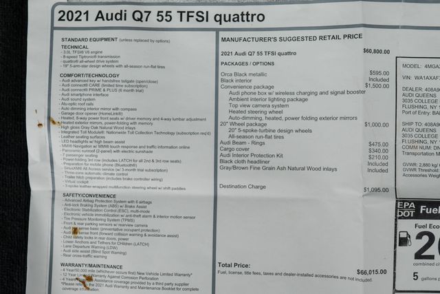 2021 Audi Q7 Premium 55 TFSI quattro - 22351212 - 64