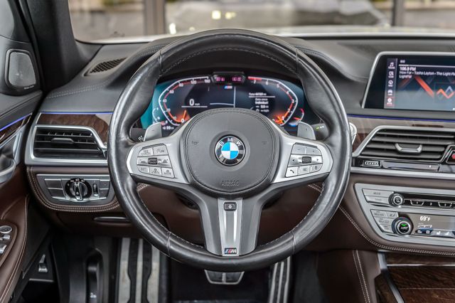 2021 BMW 7 Series 740i xDRIVE - WHITE ON BROWN - NAV - BACKUP CAM - CARPLAY  - 22858598 - 26