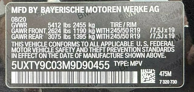 2021 BMW X3 M40i Sports Activity Vehicle - 22860083 - 47