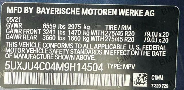 2021 BMW X5 M50i Sports Activity Vehicle - 22876031 - 48