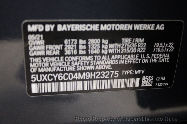 2021 BMW X6 xDrive40i Sports Activity - 22361874 - 67