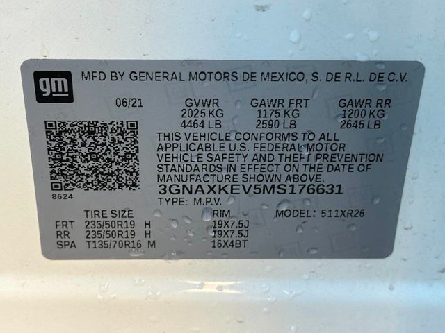 2021 Chevrolet Equinox FWD 4dr LT w/1LT - 22873766 - 18