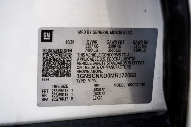 2021 Chevrolet Tahoe 2WD 4dr LT - 22831132 - 44