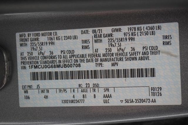 2021 Ford Escape SE FWD - 22931112 - 26