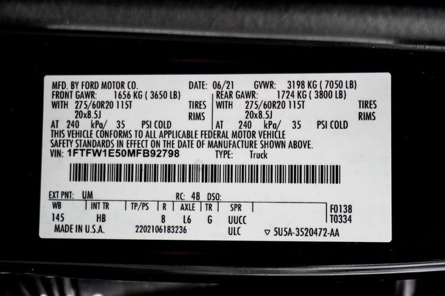 2021 Ford F-150 Lariat - 22936901 - 54