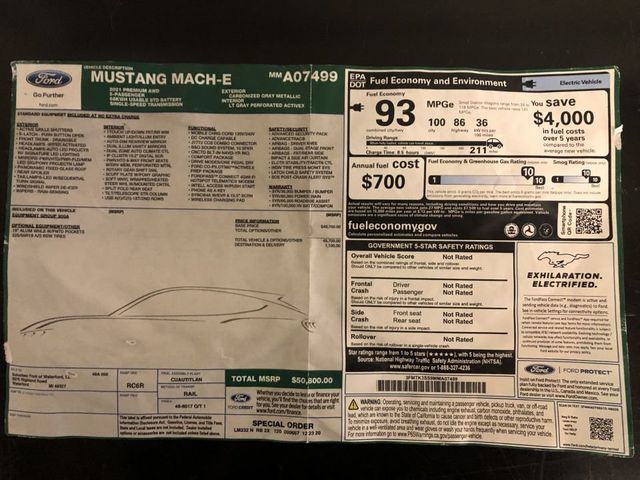 2021 Ford Mustang Mach-E Prem Super Nice Mustang Mach-E Premium! - 22160942 - 31