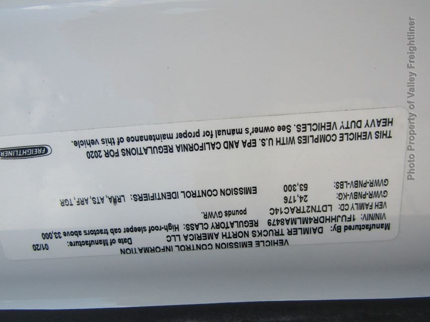 2021 Freightliner CASCADIA 126 RAISED ROOF SLEEPER - 22777858 - 37