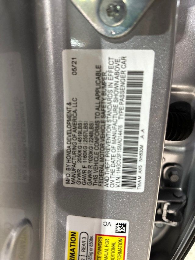 2021 Honda Accord Hybrid Sedan - 22354885 - 30