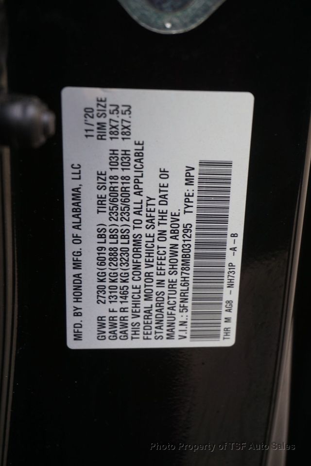 2021 Honda Odyssey EX-L Automatic CARPLAY REAR CAM HEATED SEATS ROOF REAR CLIMATE - 22938814 - 56