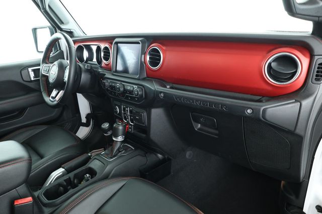 2021 Jeep Wrangler Unlimited Rubicon 4x4 w/ Uconnect 4C NAV, Steel Bumpers, Leather - 22897880 - 20
