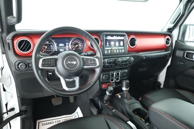 2021 Jeep Wrangler Unlimited Rubicon 4x4 w/ Uconnect 4C NAV, Steel Bumpers, Leather - 22897880 - 8
